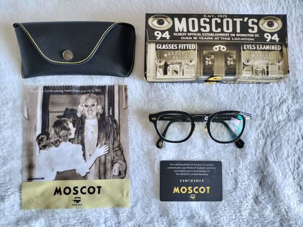 【日本限定生産】モスコットMOSCOT LEMTOSH JPN LTD 16 BKG 46