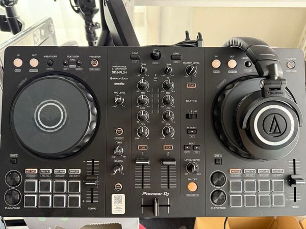 Pioneer DDJ-FLX4 + Audio-Technica M50x