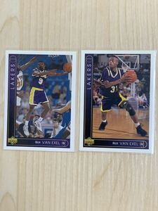 NBA Trading Card Nick Van Exel Upper Deck Rookie Card RC 2枚セット 93-94 90年代 ニックバンエクセル ルーキーカード