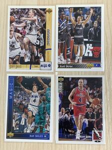 NBA Trading Card Scott Skiles 4枚セット Upper Deck 91-95 90年代 スコットスカイルズ Magic マジック 画像転載禁止