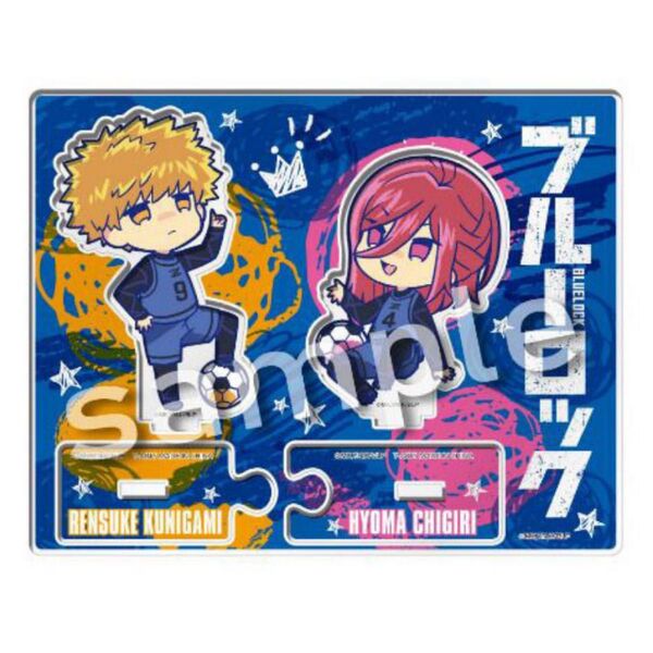 【新品・未開封】ブルーロック アピれるすたんど 國神錬介・千切豹馬