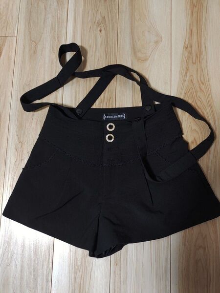 ◆ショートパンツ◆CECIL McBEE◆セシルマクビー◆サスペンダー◆ギャル◆ラブリーサイズ M