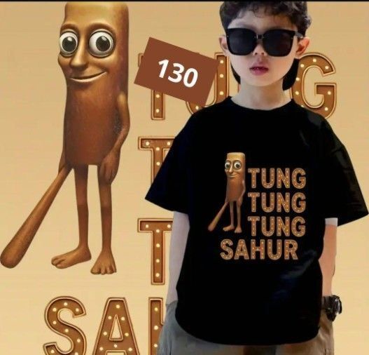 イタリアンブレインロット トゥントゥントゥンサフール Tシャツ 130