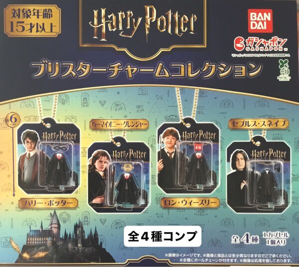ハリーポッター ブリスターチャームコレクション★全4種コンプリート