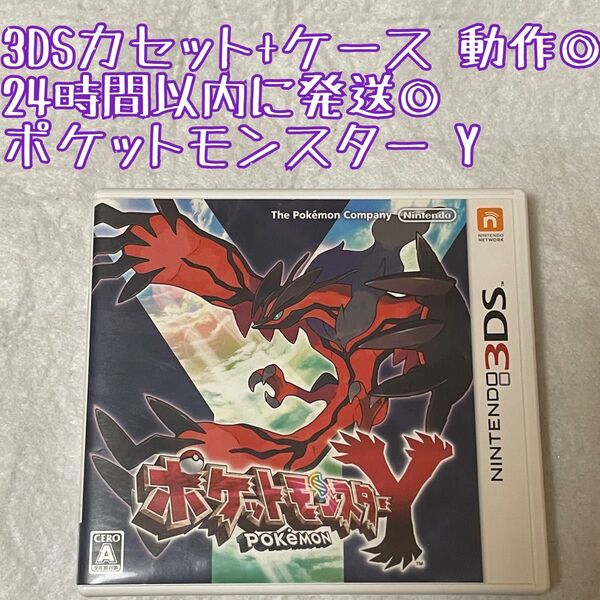 3DSソフト ポケットモンスター Y 動作確認済 24時間以内発送 厳重梱包 Nintendo ゲーム