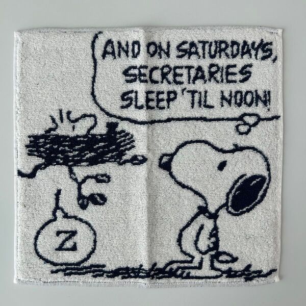 新品 スヌーピー ピーナッツ SNOOPY PEANUTS タオルハンカチ ハンドタオル コミック 西川リビング