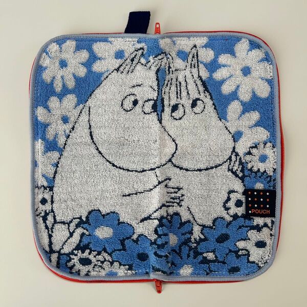 新品 ムーミン MOOMIN タオルハンカチ ハンドタオル ポーチ pouchi スノーク おじょうさん