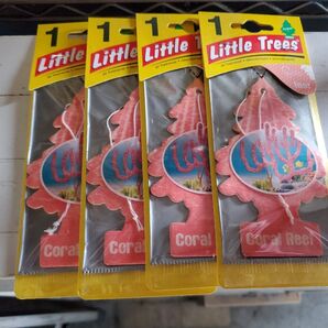 Little Trees エアフレッシュナー Coral Reef 3個セット