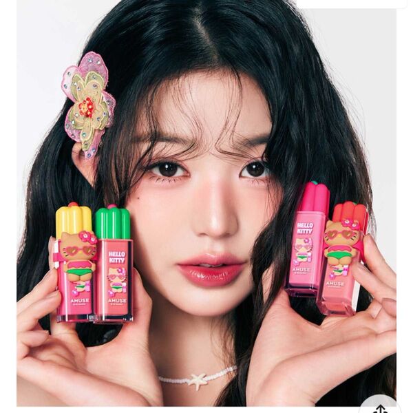 【AMUSE】アミューズ DEW TINT デューティント 13 ジューシーモモ 日焼け キティー ちゃん ハローキティー 日焼け