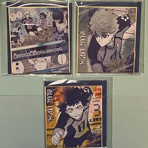 ブルーロック トレーディングミニ色紙 原作画 凪 蜂楽 3枚セット クラックス