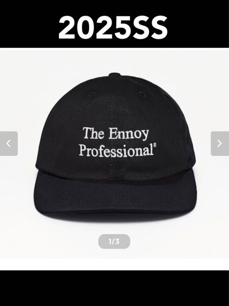 ENNOY Professional Cotton Cap "Black" (25SS)