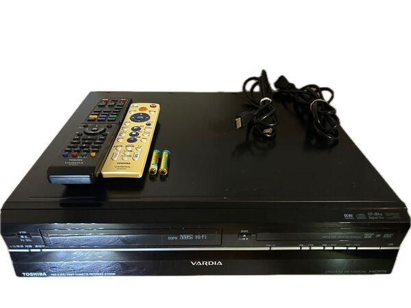 TOSHIBA HDD &DVD/VHSレコーダーDW-255K 各メンテナンス/動作確認済み/ビデオダビングすぐに使用できます♪