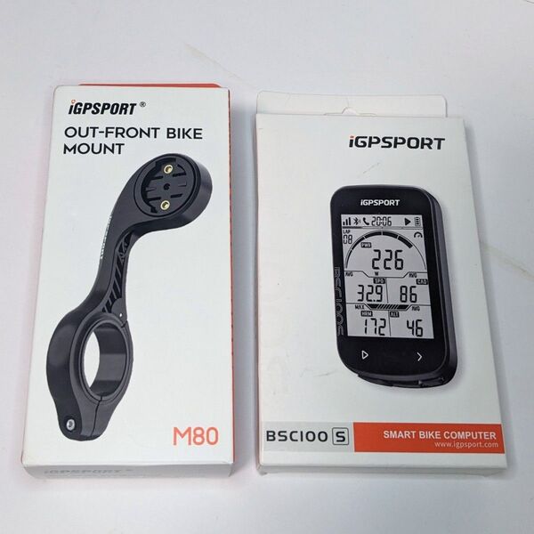 新品サイクルコンピュータ 専用マウントセット■iGPSPORT BSC100S 充電式GPSサイコン