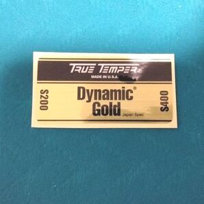 TRUE TEMPER Dynamic Gold S200 S400 ステッカー シール ラベル
