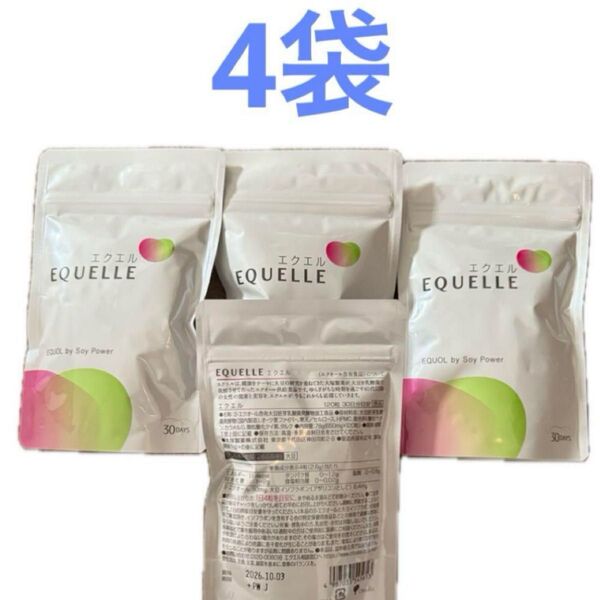 【新品未開封】 エクエル EQUELLE パウチ 120粒 4袋 大塚製薬