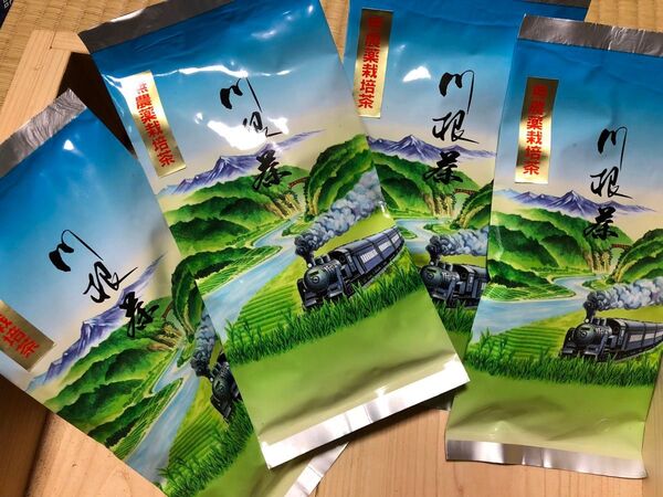 無農薬栽培の川根茶 100g×3袋 健康長寿のお茶 農家直売 静岡茶 新茶