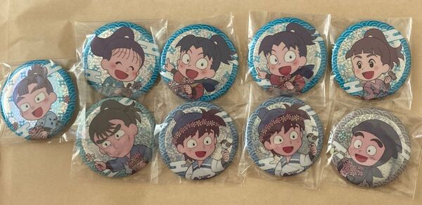 忍たま 忍たま乱太郎 アニメイトカフェ アニカフェ 缶バッジ 土井 きり丸 三治郎 金吾 中在家 兵太夫 諸泉
