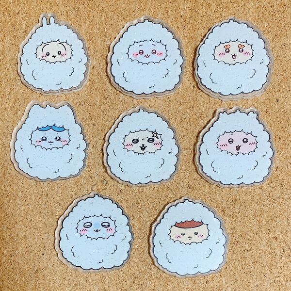 アクリルパーツ 4cm ☆☆☆ラメ