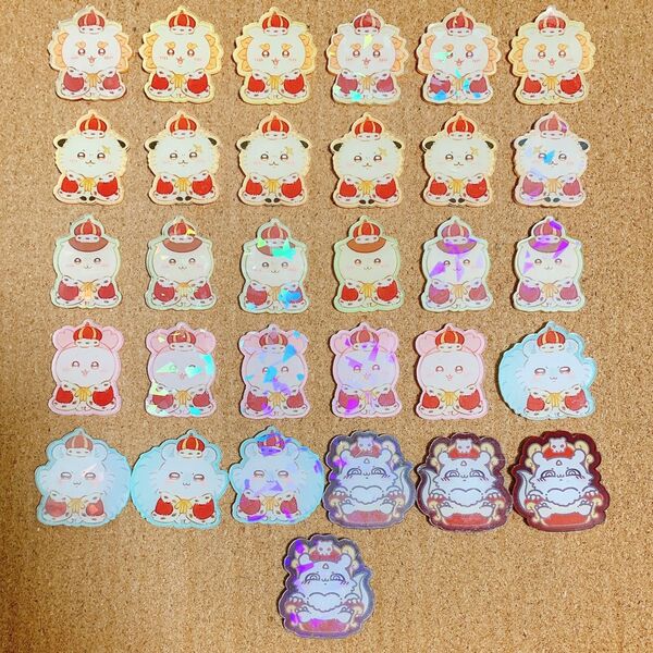 アクリルパーツ 4cm ☆☆☆レーザー