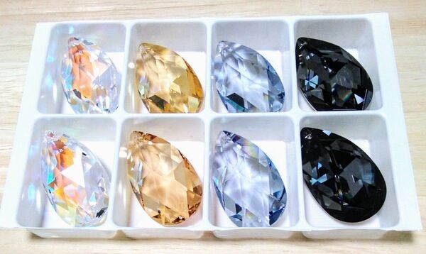 廃盤*スワロフスキー #8721 38×22MM 4カラー×2個 計8個セット