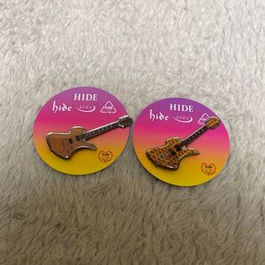hide ピンズカプセルガチャ イエローハート2種セット