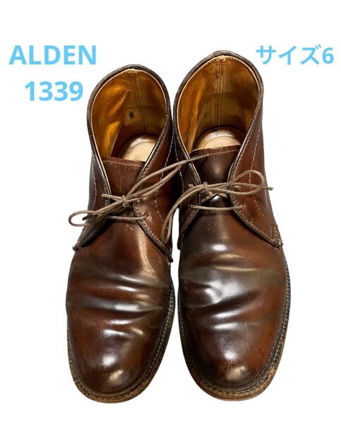 ALDEN 1339 バーガンディ サイズ6