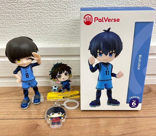 ブルーロック 蜂楽廻 パルバース PalVerse 、ガチャガチャ、アクスタ