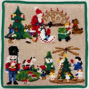 【新品未使用】フェイラー タオルハンカチ25x25cm ERZGEBIRGEグリーン