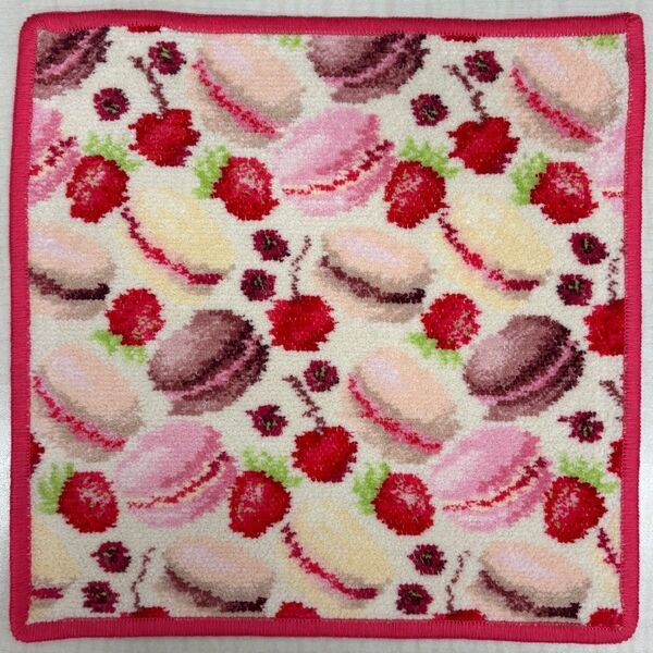 【新品未使用】フェイラー タオルハンカチ25x25cm MACARONS フェイラーハンカチ