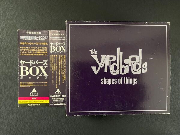ザ・ヤードバーズBOX 「SHAPES OF THINGS」CD4枚組 国内盤 E・クラプトン J・ベック J・ペイジ