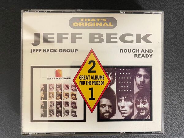 ジェフ・ベック 「ROUGH AND READY」「JEFF BECK GROUP」 2枚組輸入盤CD ジャズ ロック ブルース