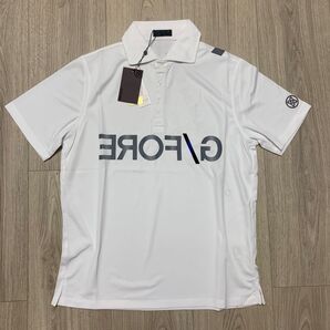 ジーフォア G/FORE ゴルフウェア ポロシャツ 半袖 メンズ コットン 吸汗速乾 日焼け防止 ロゴ アウトドア スポーツ