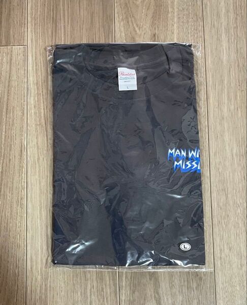 マンウィズアミッション ウォールTシャツ デニムカラー Lサイズ