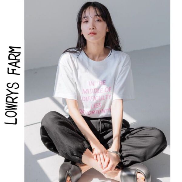 LOWRYS FARM アソートプリントロゴTシャツ
