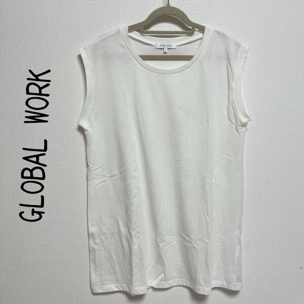GLOBAL WORK ノースリーブカットソー