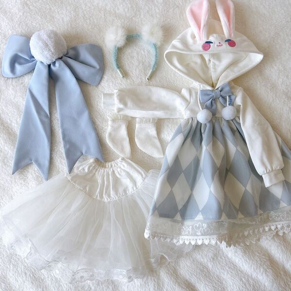 ディーラー様製 mdd ワンピース 服 アウトフィット うさぎ ドール