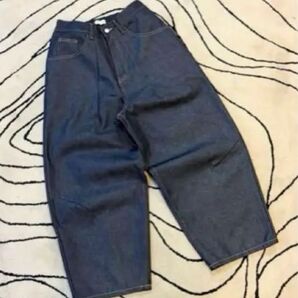 estudio niksen raw denim balloon jeans