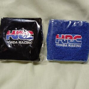 黒青 HRC HONDA RACING ブレーキ マスターシリンダー カバー リストバンド ホンダレーシング