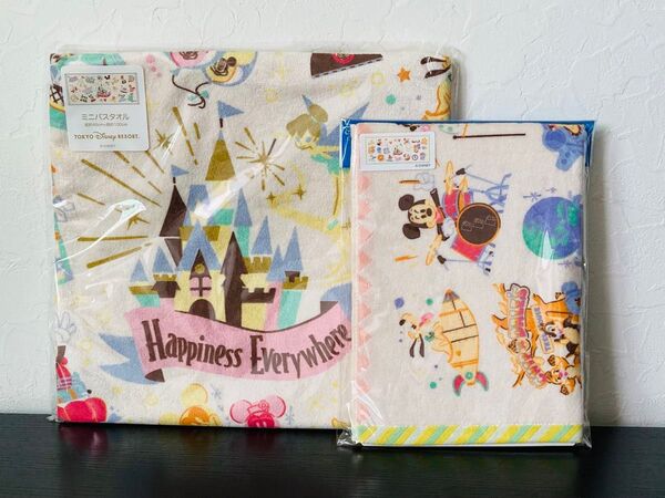 ディズニー フェイスタオル ミニバスタオル
