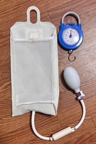 点滴用加圧バッグ 犬猫用 皮下点滴 500ml 吊りはかり 輸液セット×8