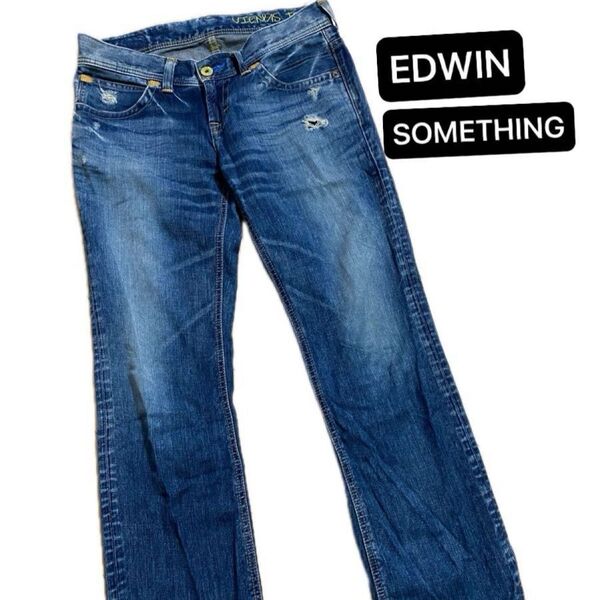 デニムパンツ ジーンズ パンツ デニム ジーパン サムシング SOMETHING EDWIN Mサイズ