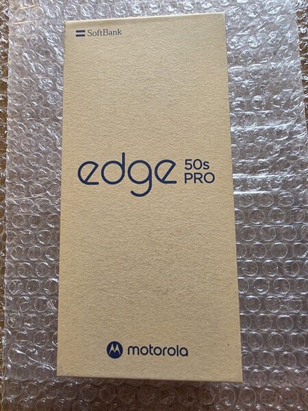 新品未使用 motorola edge 50s PRO SIMフリー バニラクリーム SoftBank モトローラ