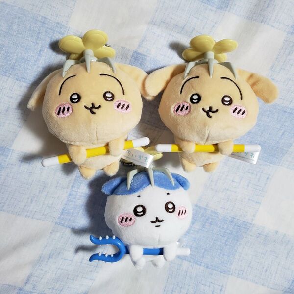 【新品未使用】ちいかわ 討伐マスコット《うさぎ2個&ハチワレ》3個セット