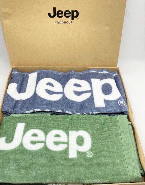 Jeep フェイスタオル 2枚セット(箱なし) ジープ 非売品 未使用