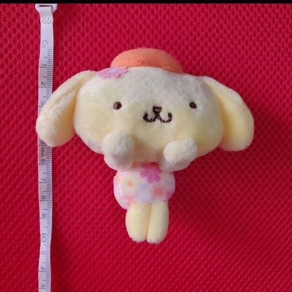Sanrio サンリオ ポムポムプリン ぴょこのるマスコット 花柄