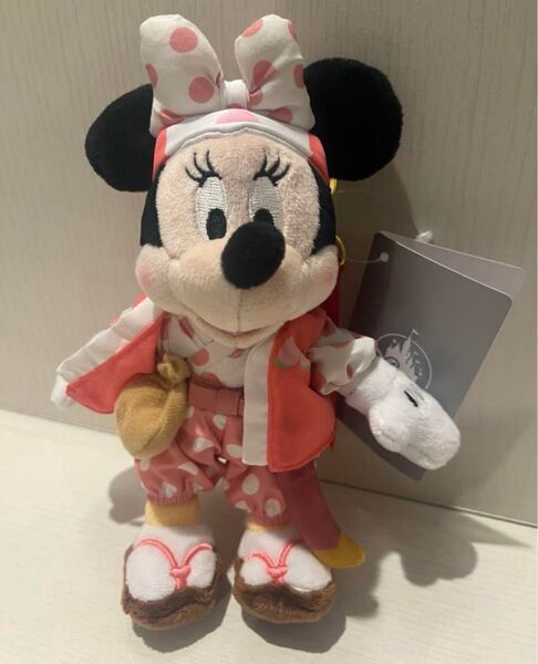 ディズニーストア 限定 岡山イオンモール ミニー ぬいぐるみ キーチェーン
