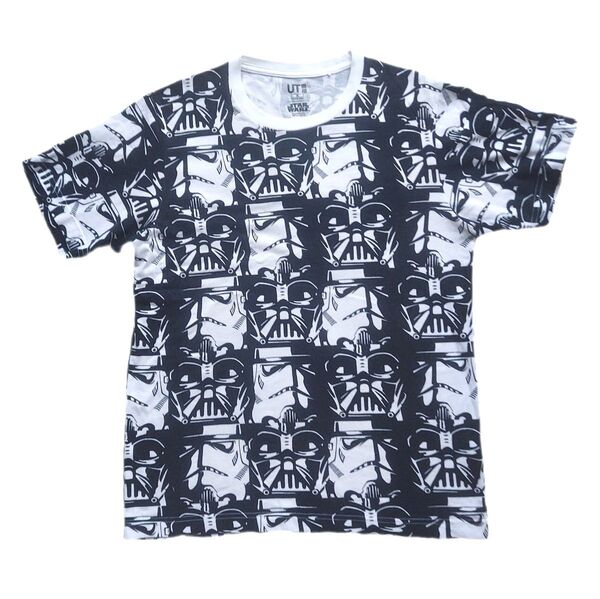 UNIQLO ユニクロ UT×スターウォーズ コラボ 総柄Tシャツ ダース・ベイダー&ストームトルーパー Mサイズ
