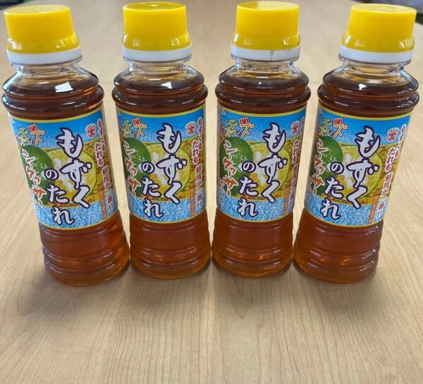 もずくのたれ シークヮーサー果汁入り 4本(220ml x 4)
