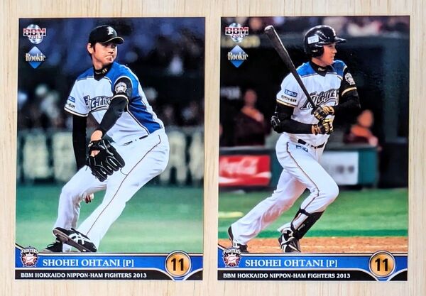 【大谷翔平】2013 BBM ROOKIEI 投打 2枚 #送料無料 TOPPS