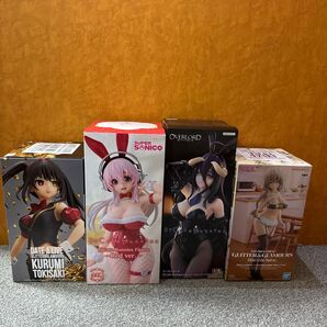 プライズフィギュア 女性 4点セット 宇崎ちゃんは遊びたい すーぱーそに子 デートアライブ オーバーロード